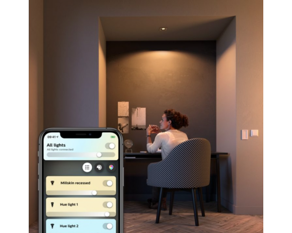 Foco empotrable MILLISKIN SQUARE - Philips Hue - Blanco