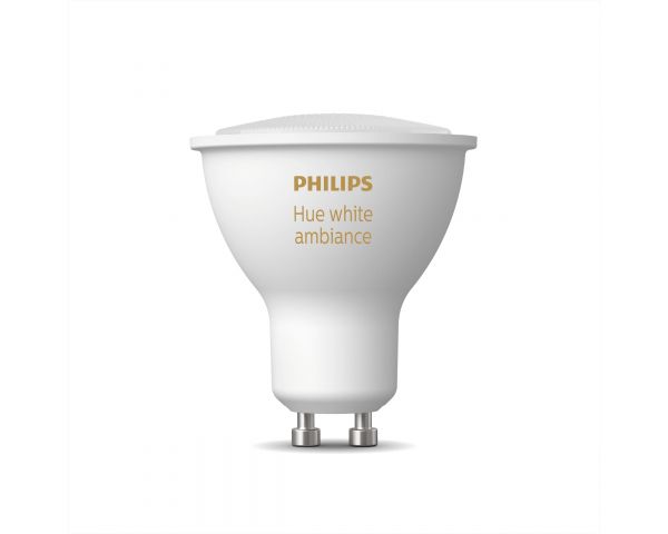 Bombilla inteligente 4,3W GU10 White Ambiance - Philips Hue