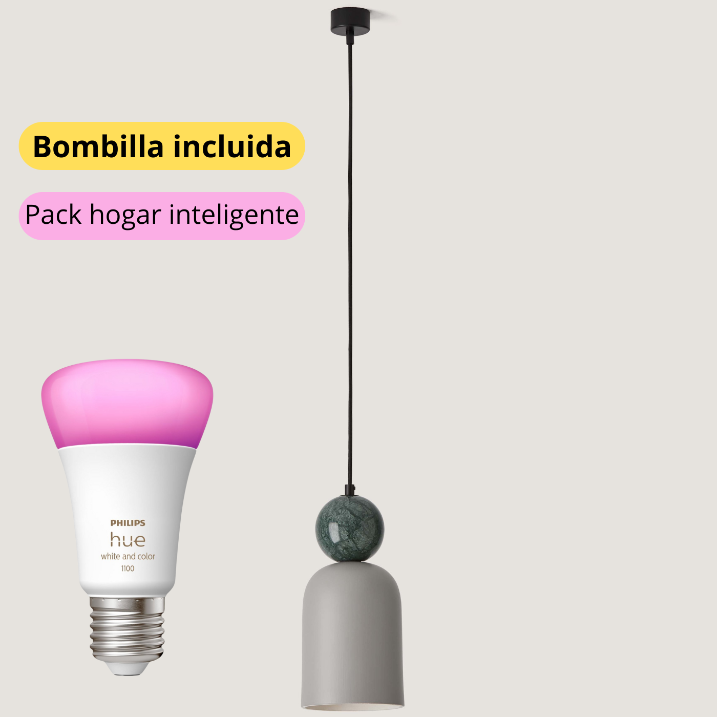 Lámpara Colgante  Bell | Aromas del Campo