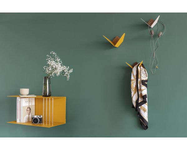 Perchero BUTTERFLIES MINI - UMAGE - Saffron Yellow