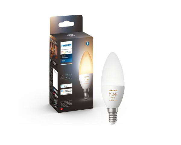 Comprar Bombilla Inteligente 4W E14 White Ambiance de Philips Hue