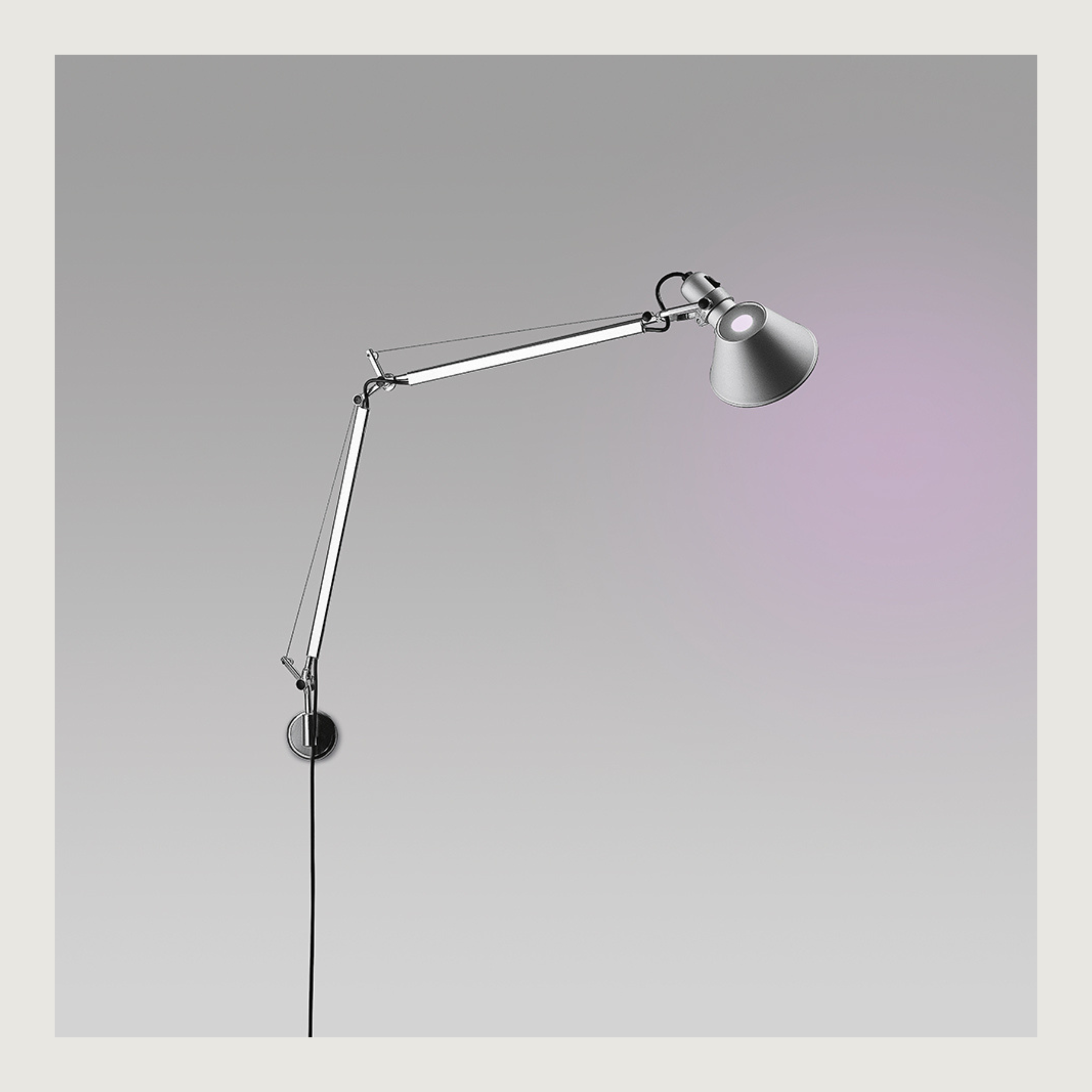 Artemide Tolomeo Wall - Aluminio - Cuerpo Lámpara