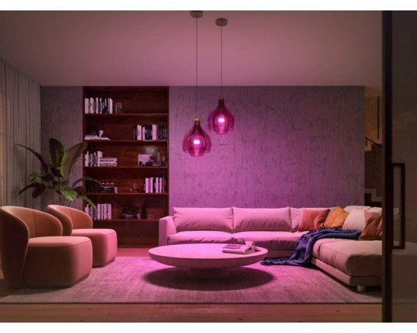 Kit de inicio iluminación inteligente E27 White and Color Ambiance - Philips Hue