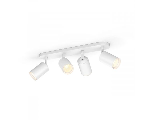 Foco de cuatro luces FUGATO - Philips Hue - Blanco