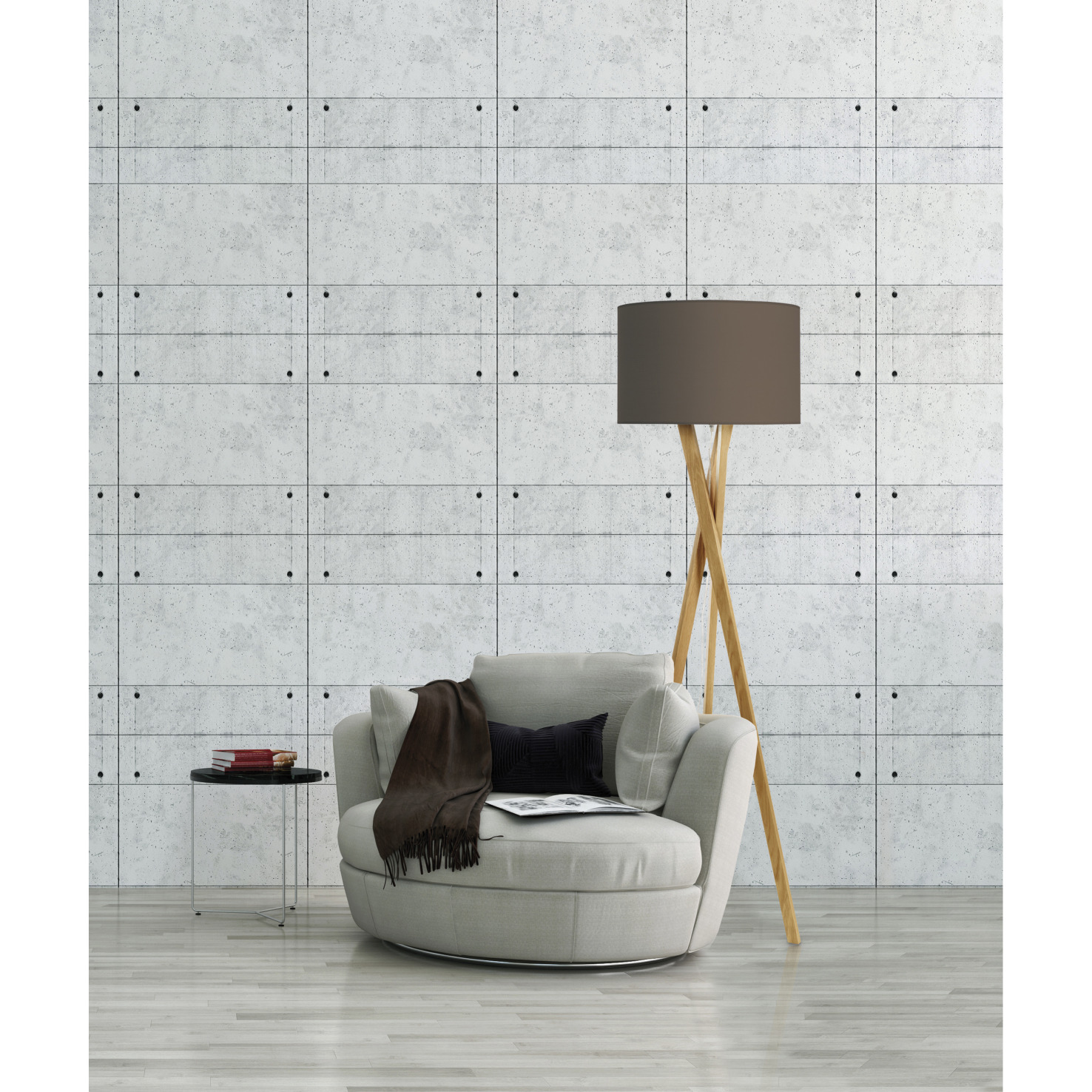 Pie de salón Wood F | Exo Lighting
