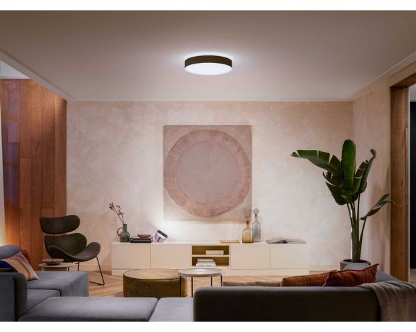 Plafón ENRAVE LARGE - Philips Hue - Negro