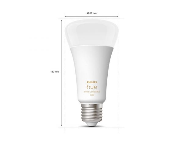 Bombilla inteligente 13W E27 White Ambiance - Philips Hue