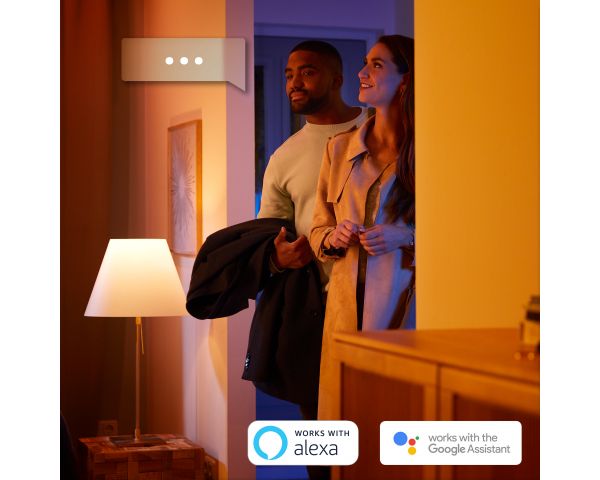 Kit de inicio iluminación inteligente 8W E27 White Ambiance - Philips Hue