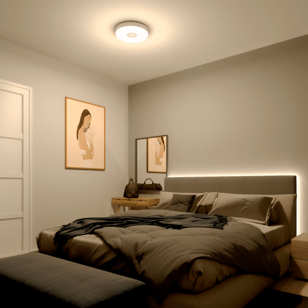 Plafón LED Cuadrado Coiner 24W Blanco con Luz Cálida (3 Intensidades) | Philips