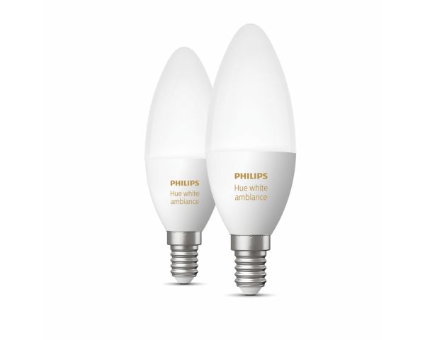 Pack bombillas inteligentes 4W E14 White Ambiance - Philips Hue