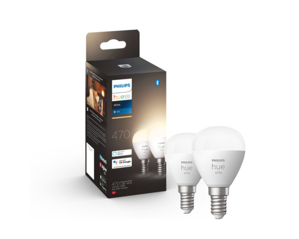 Comprar Pack bombillas inteligentes P45 E14 White de Philips Hue