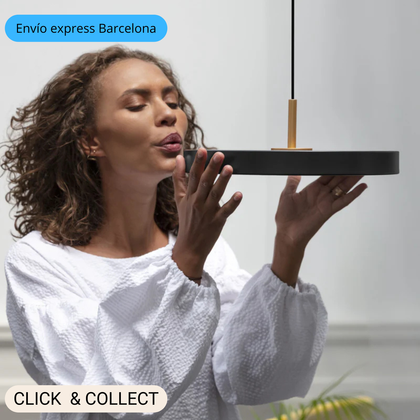 Lámpara colgante ASTERIA MINI - UMAGE - Negro