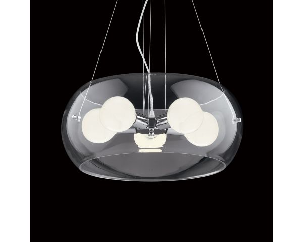 Lámpara colgante AUDI-10 SP5 - Ideal Lux - Transparente