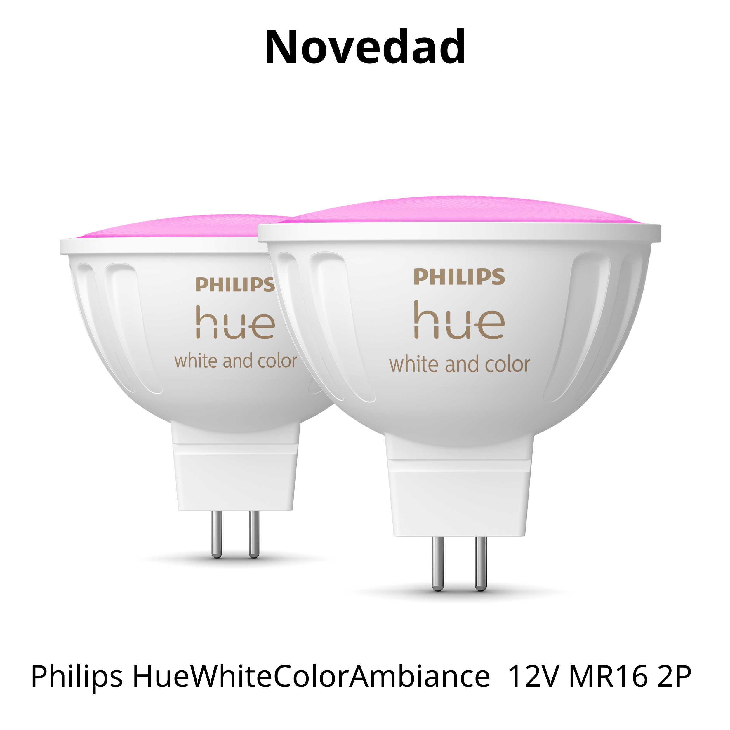 Bombilla White Color Ambiance 12V MR16 pack 2 uds. | Philips Hue 