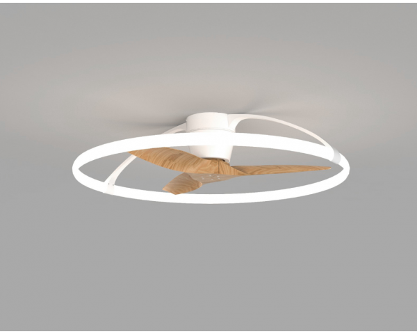 Ventilador Nepal - Mantra Iluminación - Madera Haya