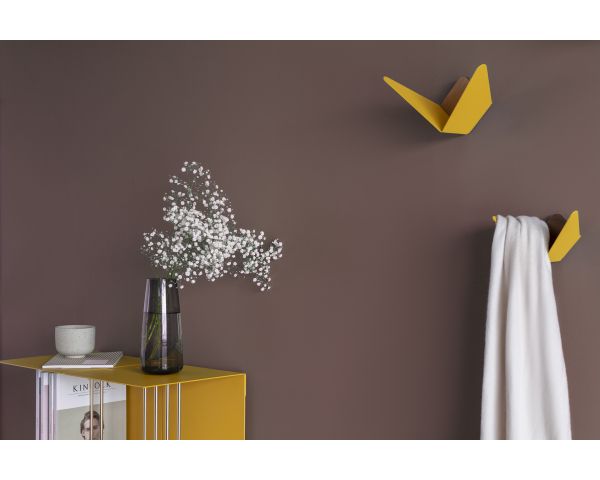 Perchero BUTTERFLIES MINI - UMAGE - Saffron Yellow