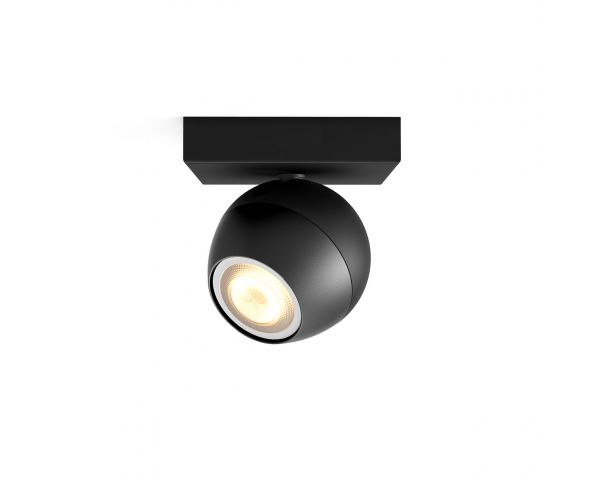 Foco BUCKRAM sin mando - Philips Hue - Negro