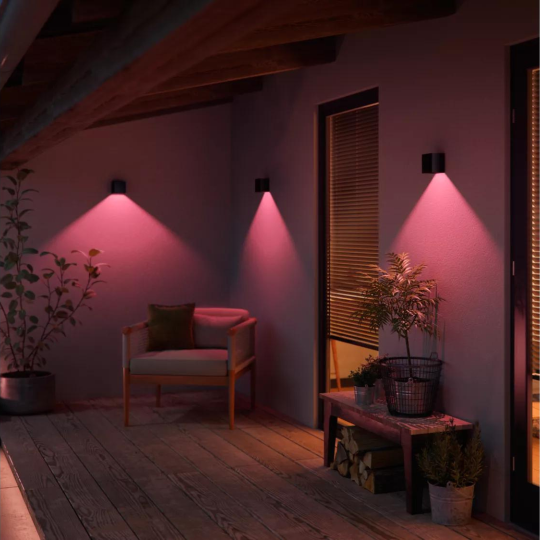 Philips HUE Resonate Downward Aplique Negro White ambiance and Color Zigbee y Bluetooth