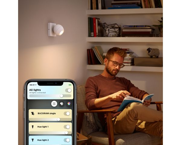 Foco BUCKRAM - Philips Hue - Blanco