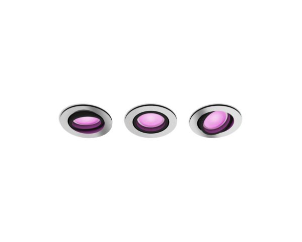 Foco empotrable CENTURA TRIPLE - Philips Hue - Aluminio