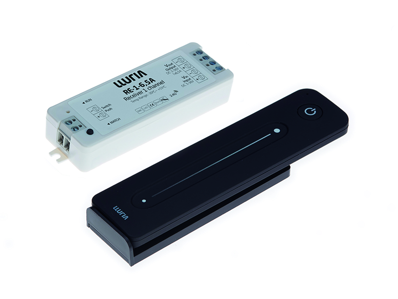 Dimmer táctil inalámbrico Lluria RCR-1 para tiras LED 12-24 V (1 canal)
