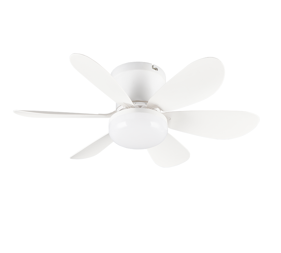 Plafón Ventilador de Techo LUND LED CCT Blanco Mate Ø53cm
