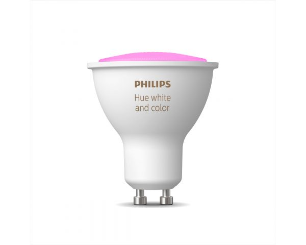 Bombilla inteligente 4,3W GU10 White and Color Ambiance - Philips Hue