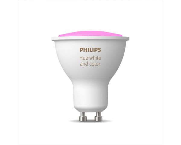 Bombilla inteligente 4,2W GU10 White and Color Ambiance - Philips Hue