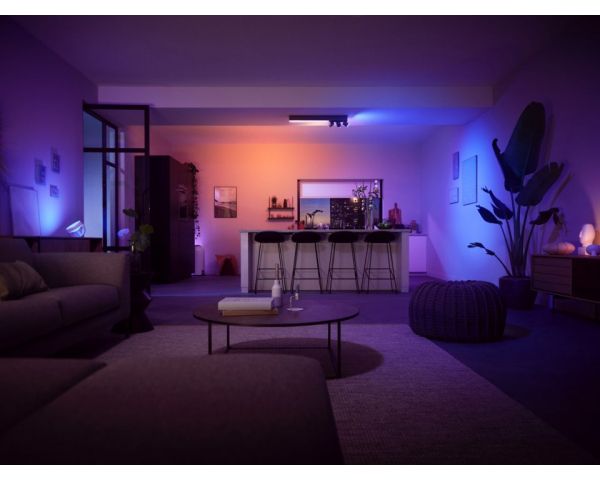 Plafón triple CENTRIS BIG - Philips Hue - Negro