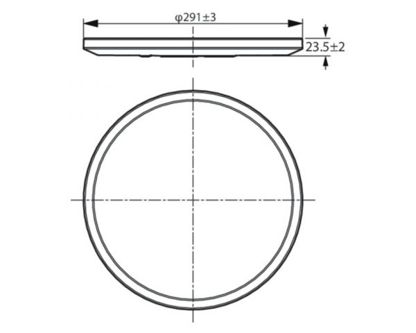 Plafón SUPERSLIM 16W - WiZ - Negro