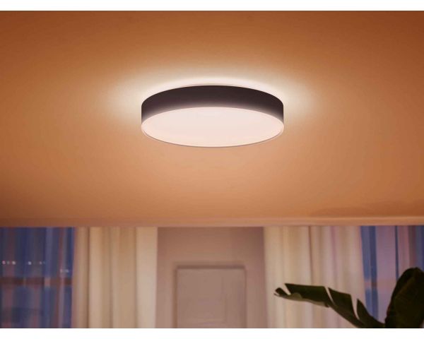 Plafón ENRAVE LARGE - Philips Hue - Negro