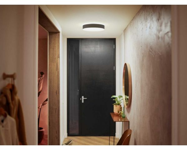 Plafón ENRAVE MEDIUM - Philips Hue - Negro