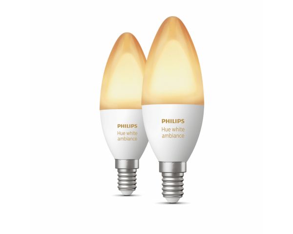 Pack bombillas inteligentes 4W E14 White Ambiance - Philips Hue