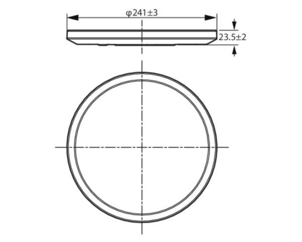 Plafón SUPERSLIM 14W - WiZ - Negro