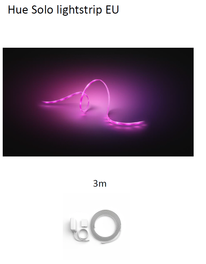 Tira de luz LED Hue Solo lightstrip 3 M. | Philips Hue
