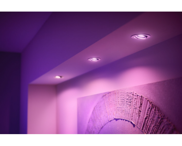 Foco empotrable CENTURA TRIPLE - Philips Hue - Aluminio