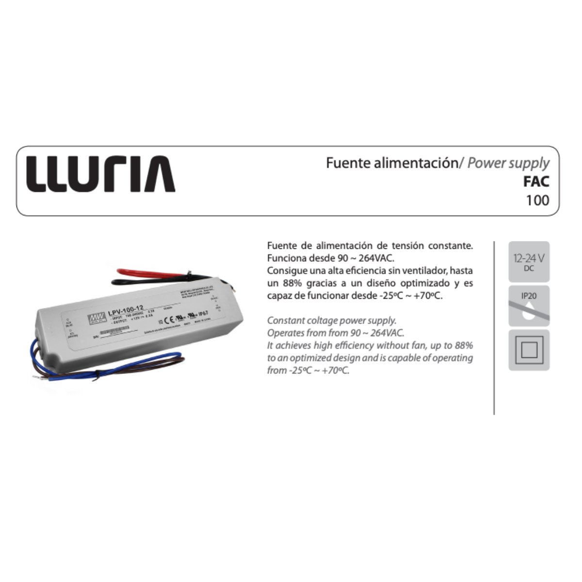 Kit a medida Tira led BS14,2w 3000k.24v | Lluria