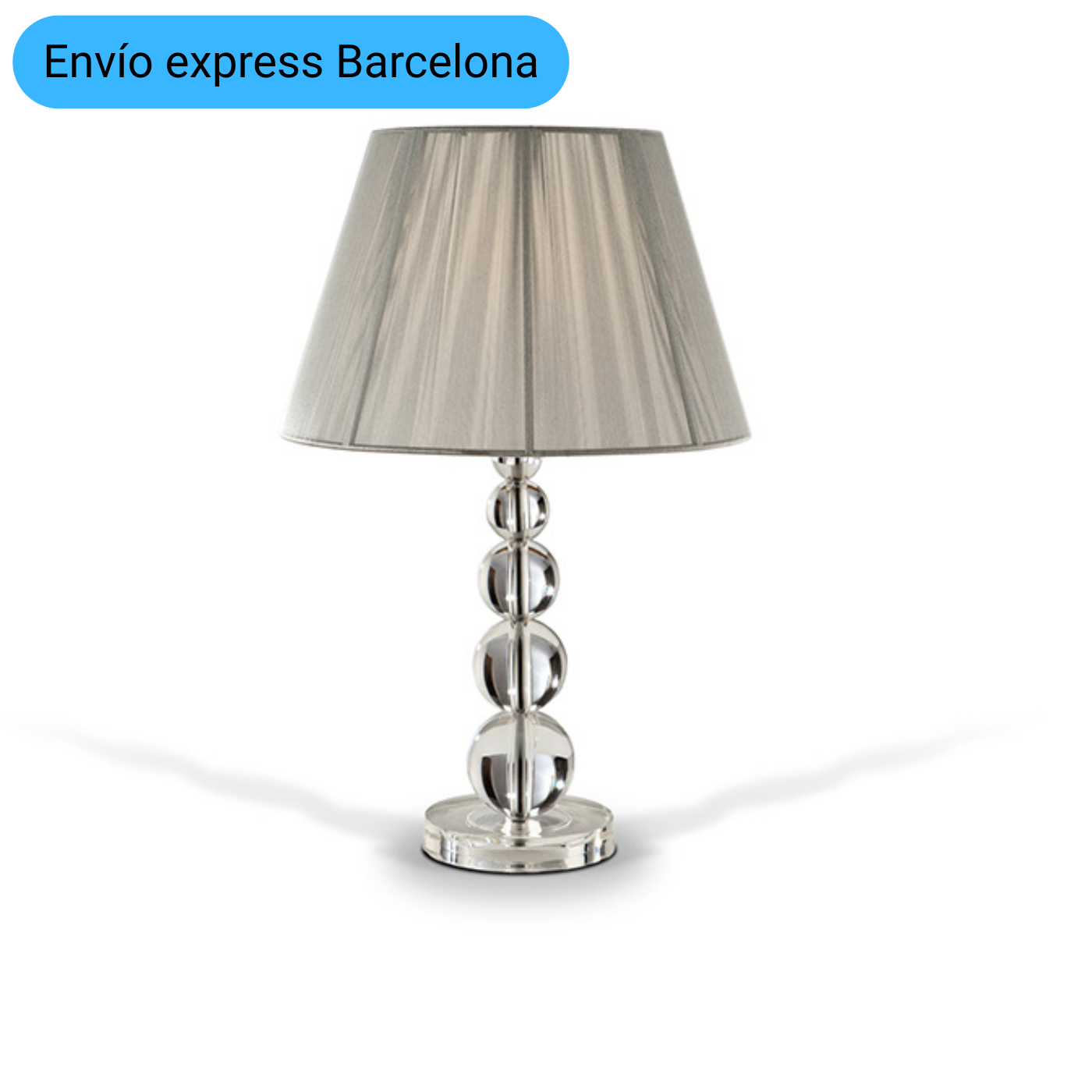 Lámpara de sobremesa GR MERCURY TRANSP 1L | Schuller