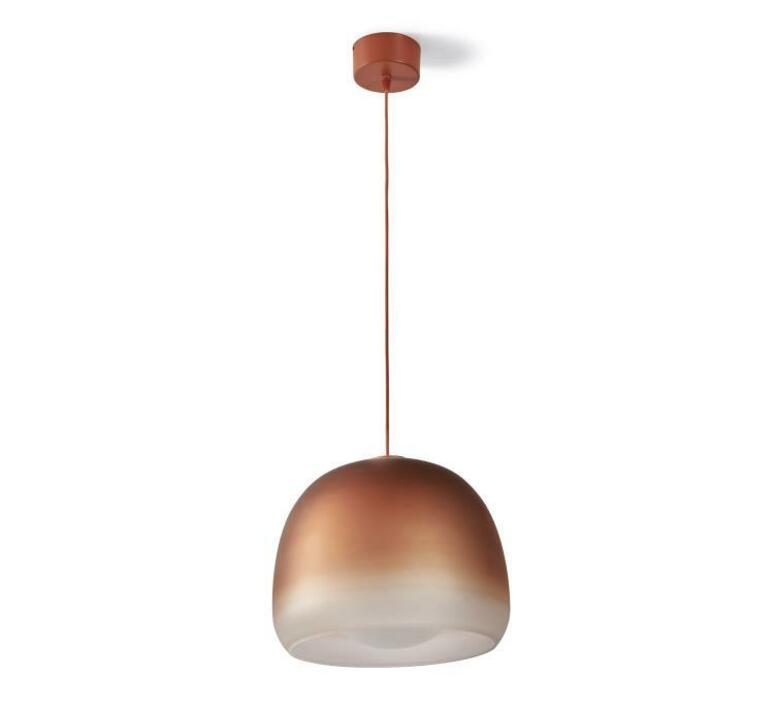Lámpara colgante, Medusa, terracota, LED, tenue, 1800-3000K, 1100 lm, Ø27,5cm, H22,4cm |  Carpyen