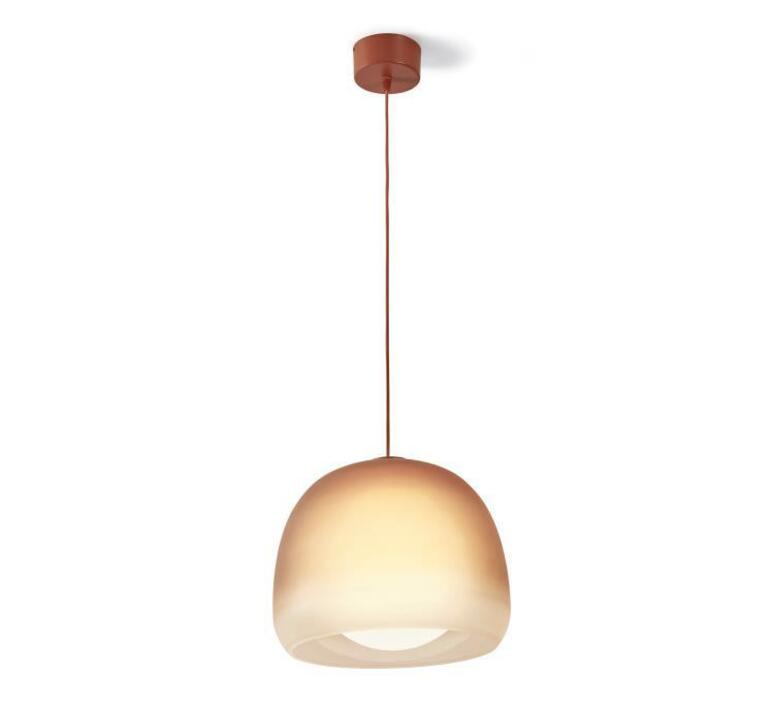 Lámpara colgante, Medusa, terracota, LED, tenue, 1800-3000K, 1100 lm, Ø27,5cm, H22,4cm |  Carpyen