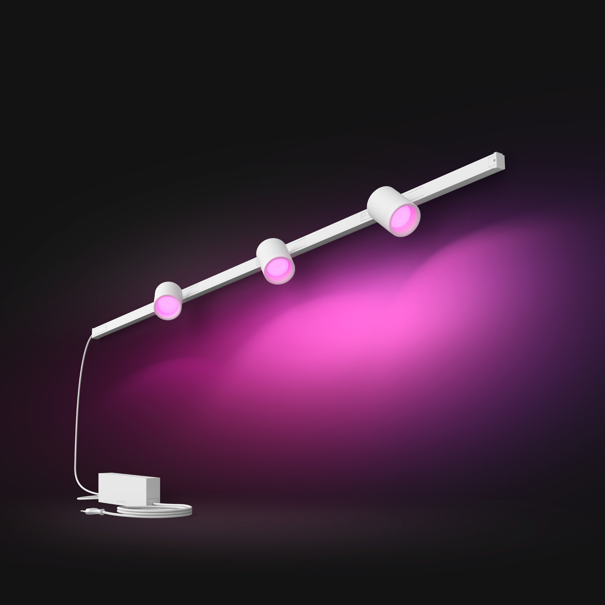 kit Hue Perifo techo - carril lineal set 3 focos Zigbee y Bluetooth 