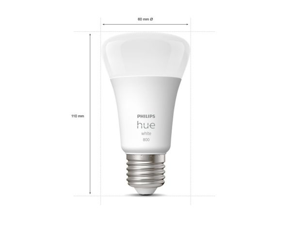 Pack de 3 bombillas inteligentes 9W E27 White - Philips Hue