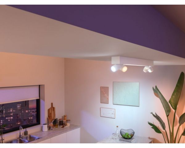 Plafón de cuatro luces CENTRIS - Philips Hue - Blanco