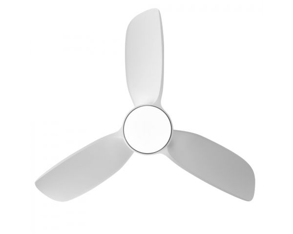 Ventilador HAUR DC 3 Aspas .6 VELOC.107D 2 TIJAS- Fabrilamp - Blanco