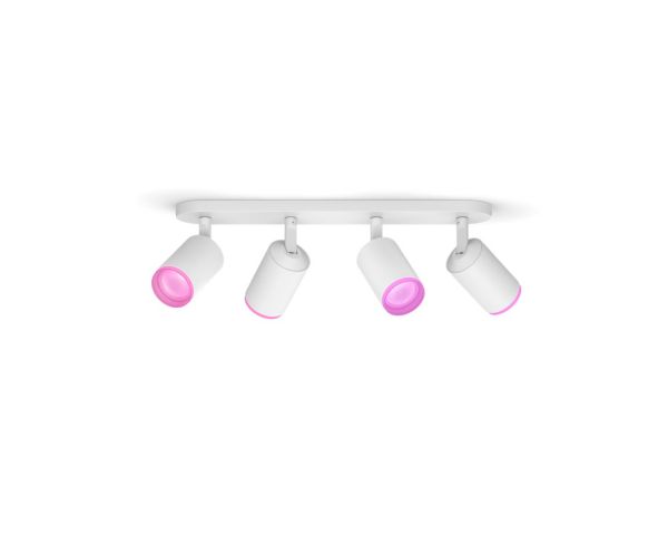 Foco de cuatro luces FUGATO - Philips Hue - Blanco