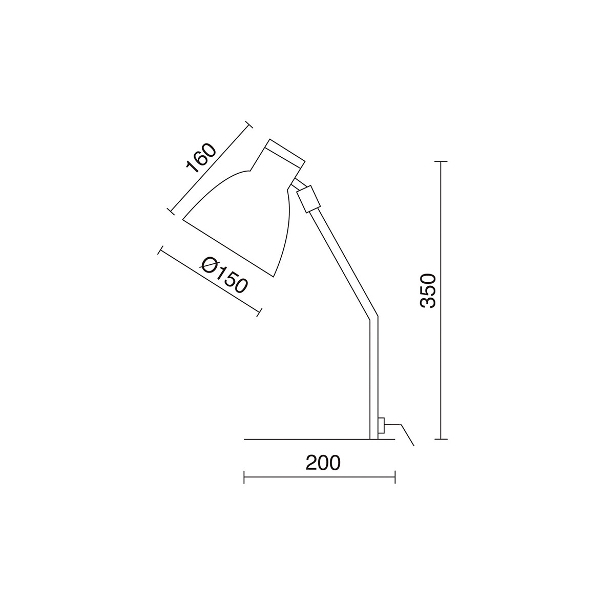 Lámpara de Sobremesa VALAN T Azul Claro | Exolighting