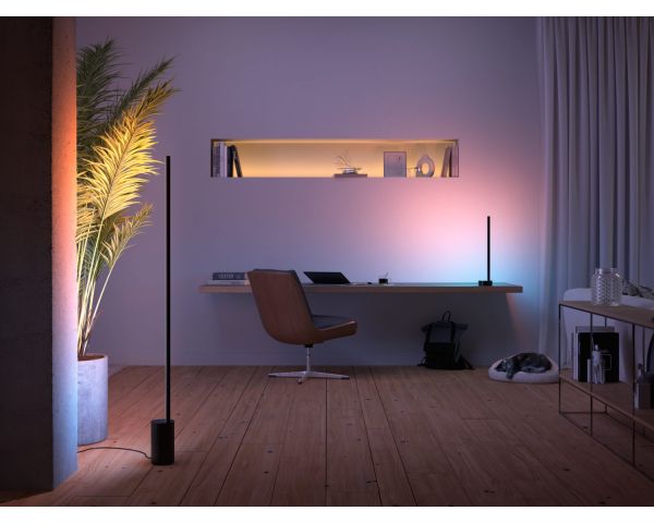 Lámpara de pie SIGNE GRADIENT - Philips Hue - Negro