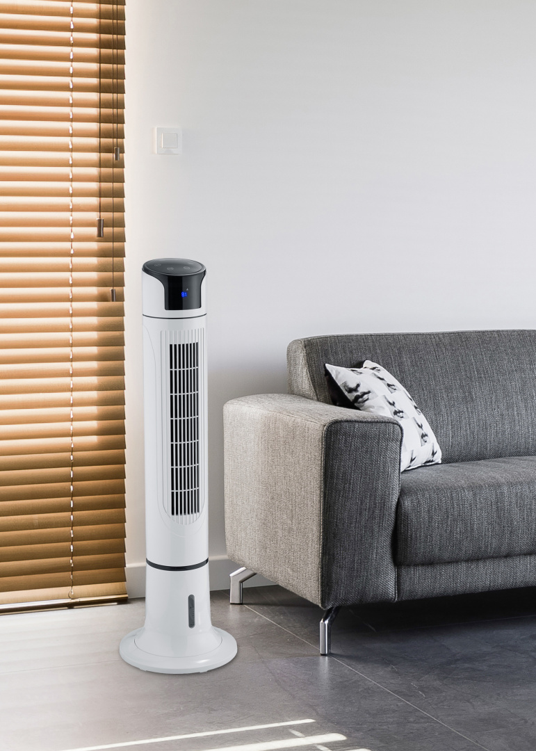 Ventilador de Pie con Humidificador Trio ICEBERG | Mando a Distancia