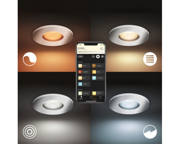 Foco empotrable ADORE BATHROOM TRIPLE - Philips Hue