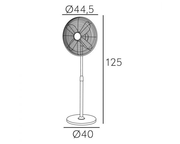 Ventilador de pie Pali - Fabrilamp